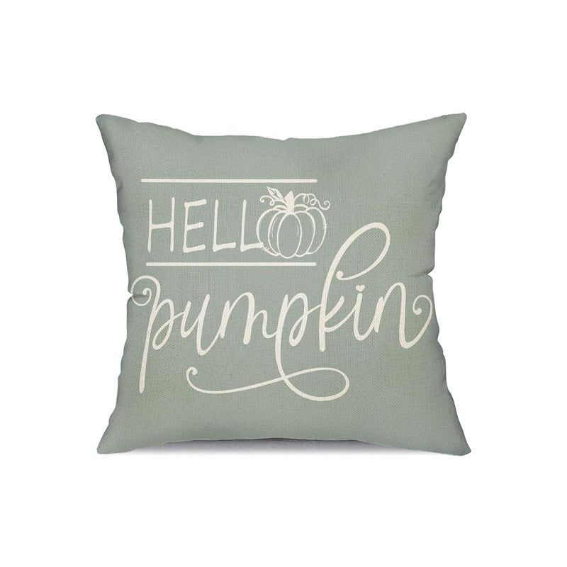 Looma Cozy - Autumn Pumpkin Pillow Cover – Cozy Thanksgiving Cushion Case - Sofa, Living Room & Home Decor Looma