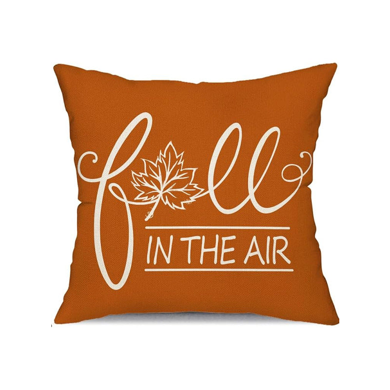 Looma Cozy - Autumn Pumpkin Pillow Cover – Cozy Thanksgiving Cushion Case - Sofa, Living Room & Home Decor Looma