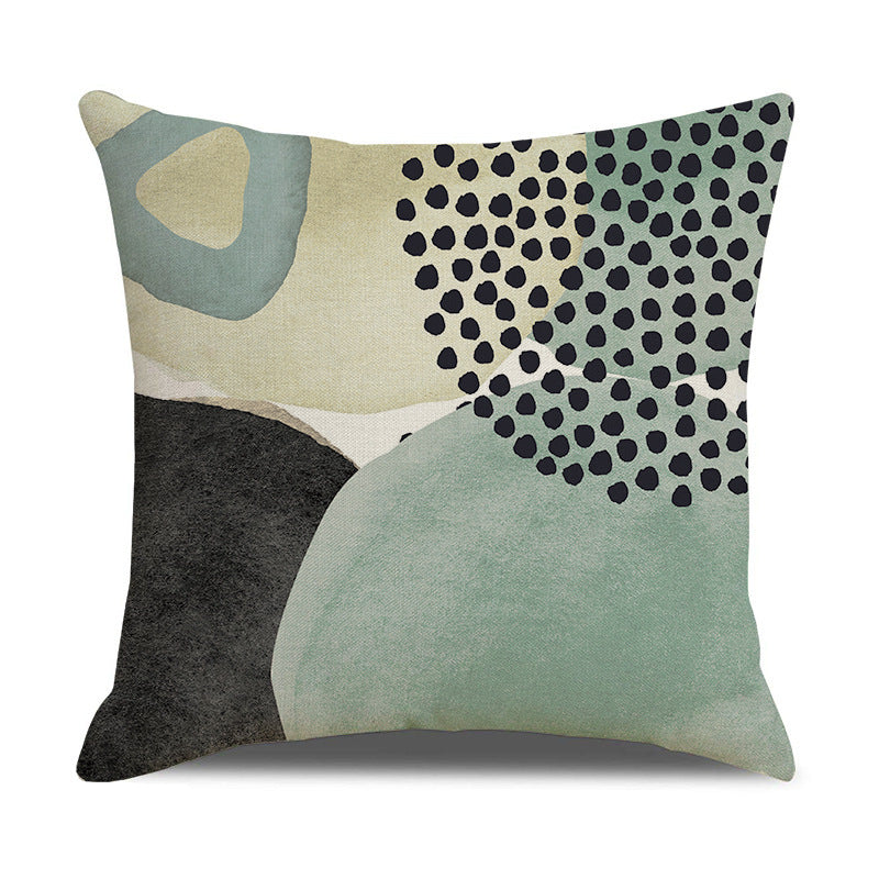 Looma Velora - Morandi Abstract Linen Pillow Cover – Soft Neutral Cushion Case - Sofa, Bed & Modern Home Decor Looma