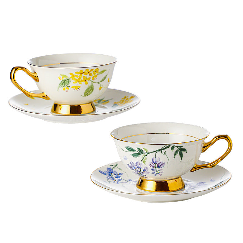 CUPURA Wiro - European Coffee Cup & Saucer - Elegant British Afternoon Tea Set, Premium Gift Souvenir CUPURA