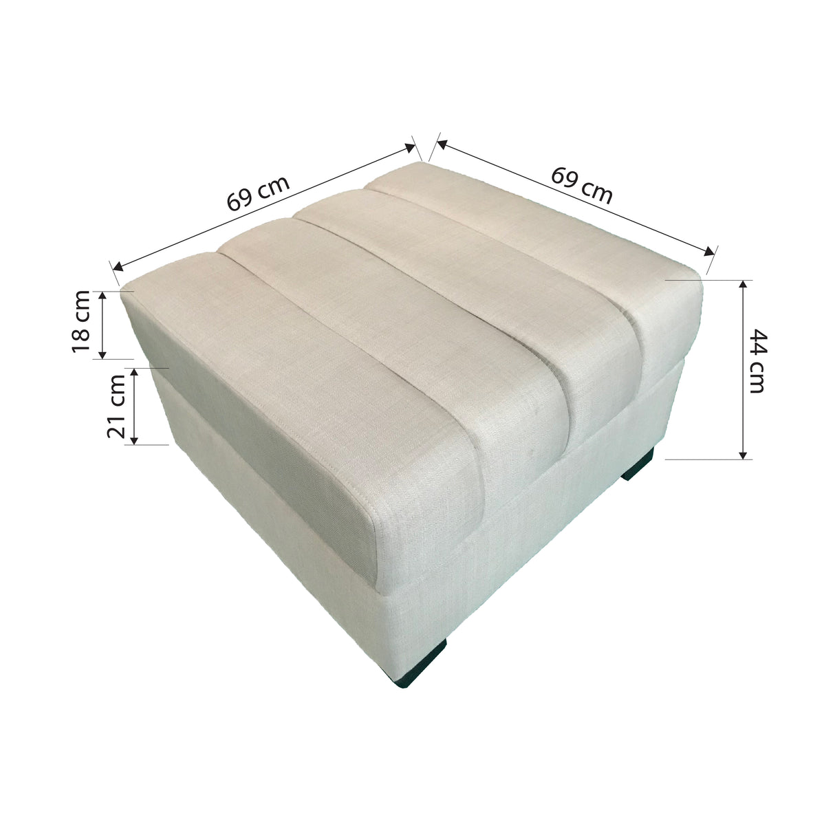 YELA 3-SEATER SOFA WITH OTTOMAN AF Home