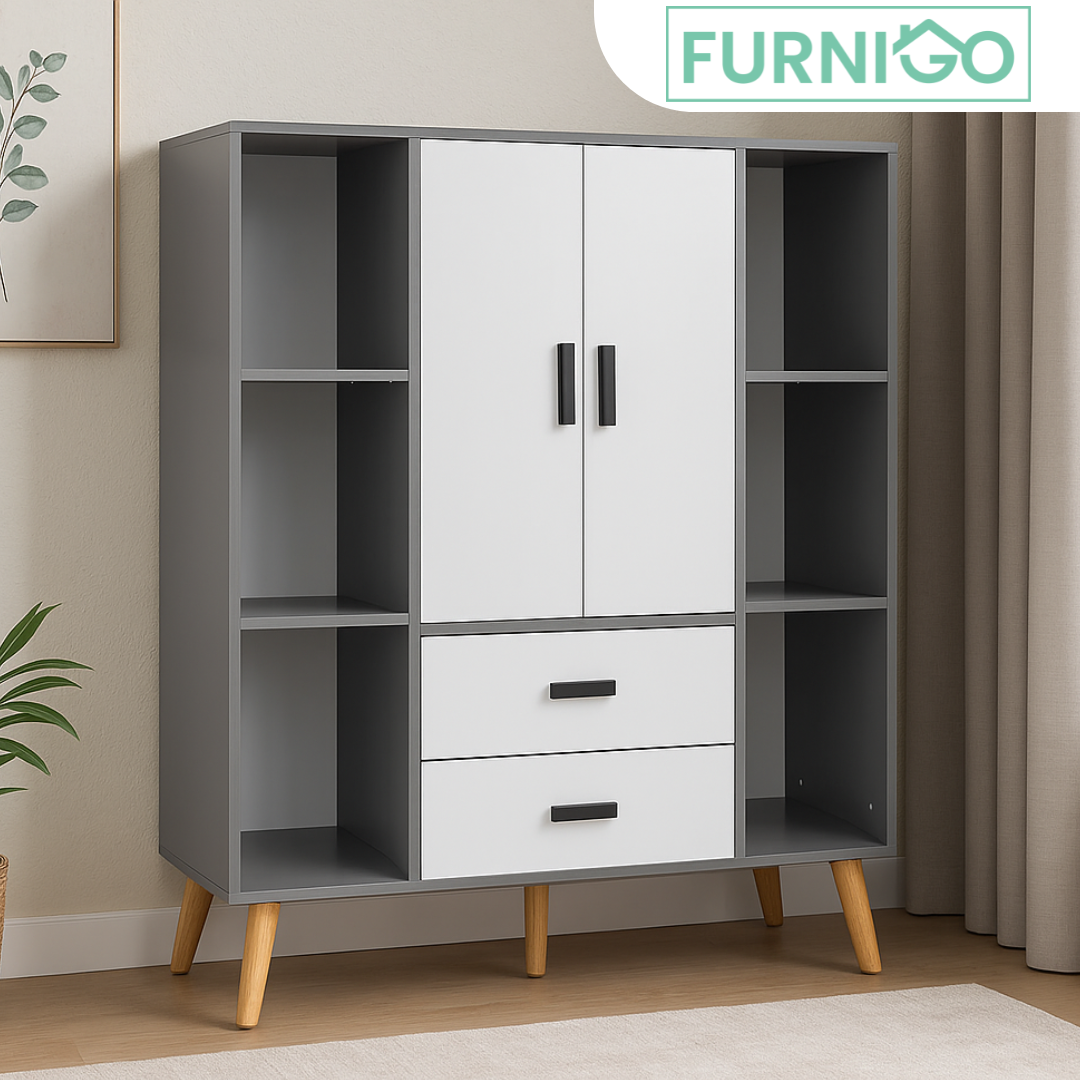 Omega Multipurpose Display Shelf Furnigo