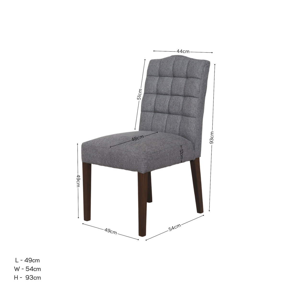 PAM Solid Wood Dining Chair Affordahome