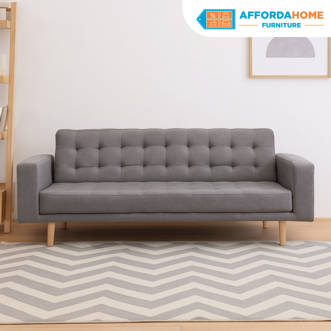 MORGAN Convertible Fabric Sofabed Affordahome