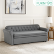 MCKENNA Fabric Sofabed with Storage Furnigo