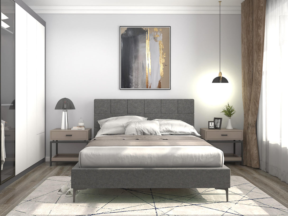 PETER Upholstered Bed frame Affordahome