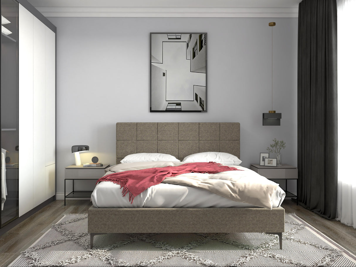 PETER Upholstered Bed frame Affordahome