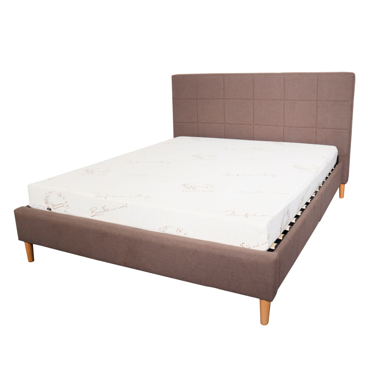 PETER Upholstered Bed frame Affordahome