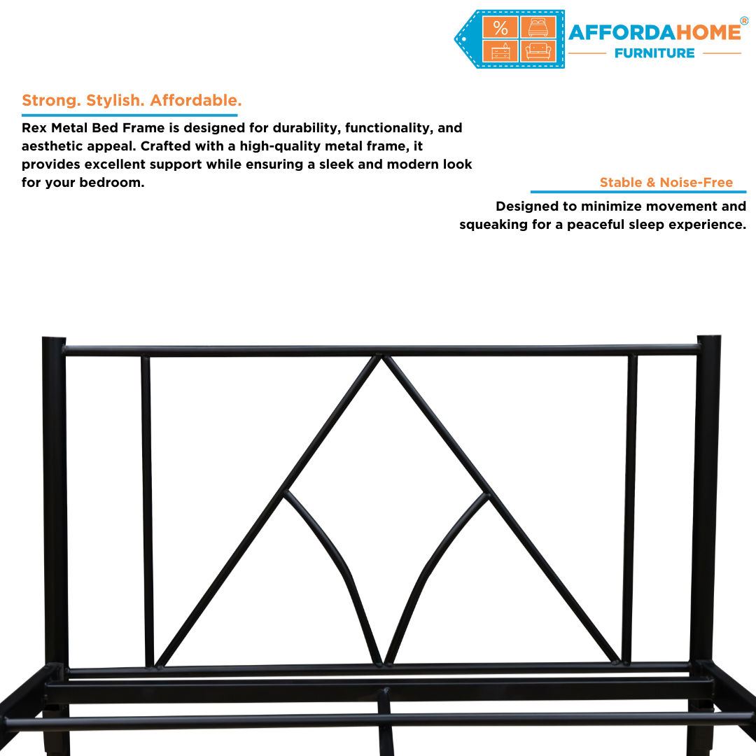 REX Metal Bed Frame Affordahome
