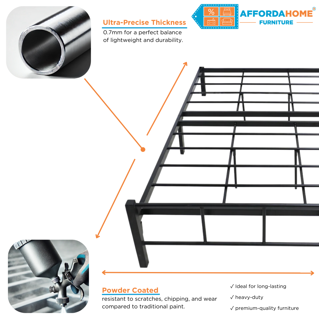 REX Metal Bed Frame Affordahome