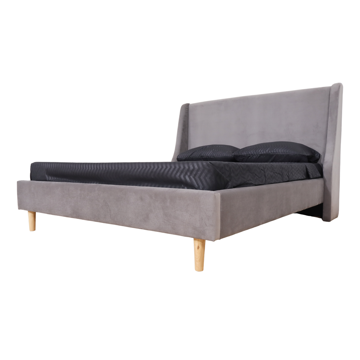 ROMAN Upholstered Bed Frame Affordahome