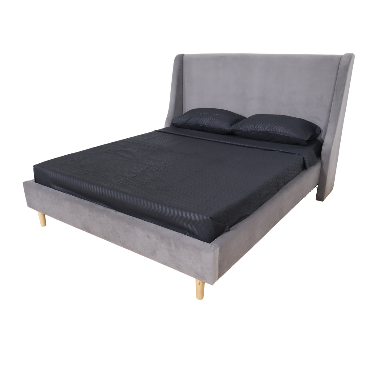 ROMAN Upholstered Bed Frame Affordahome