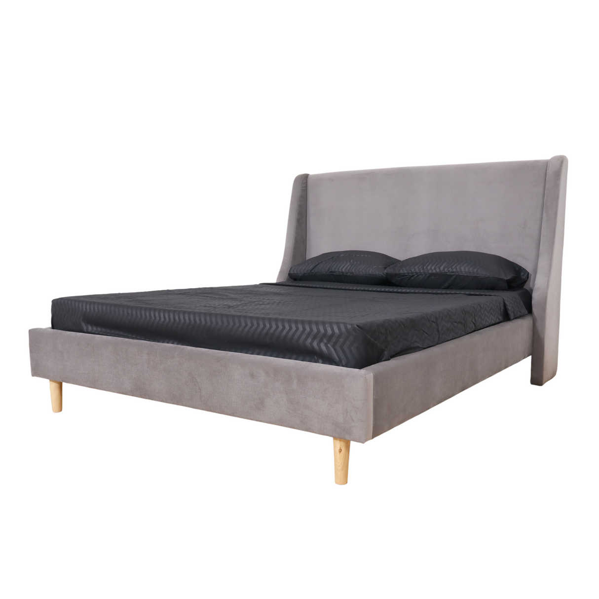 ROMAN Upholstered Bed Frame Affordahome