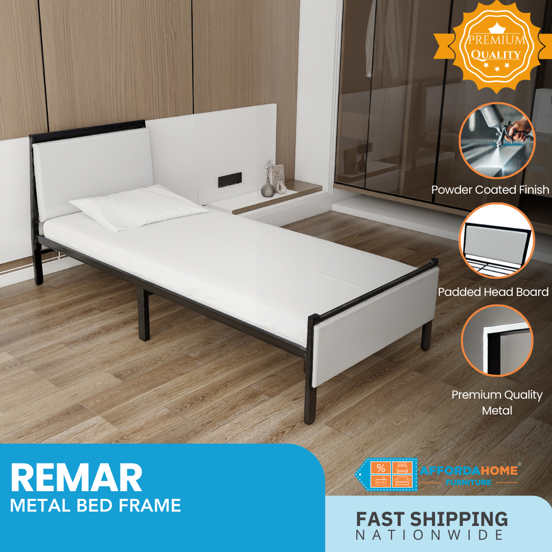 REMAR Metal Bed Frame Affordahome