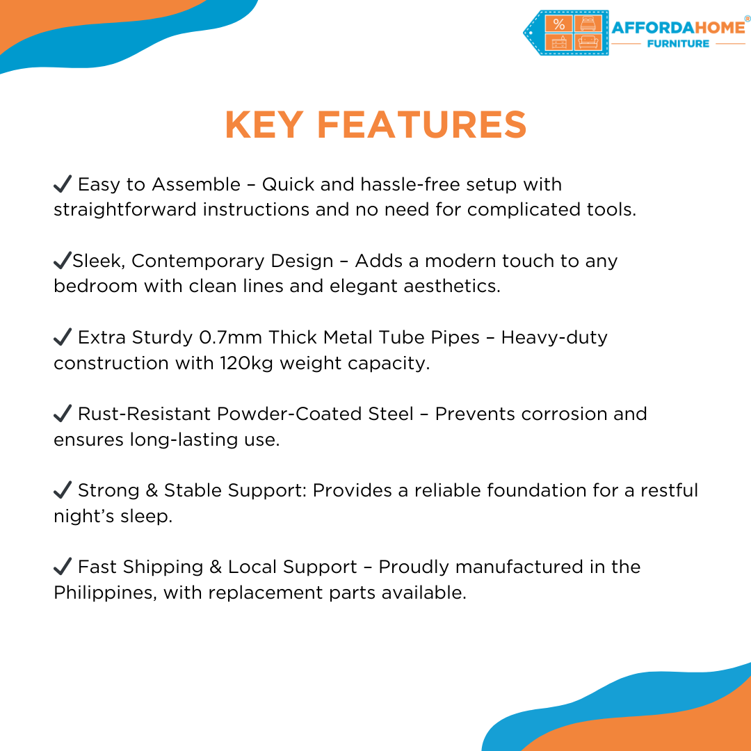 REMAR Metal Bed Frame Affordahome