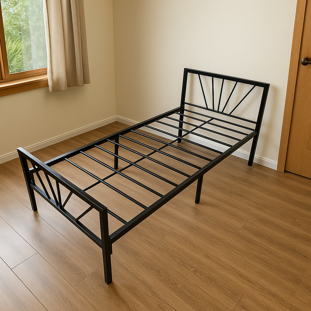 RHEA Metal Bed Frame Affordahome