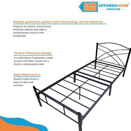 RICK Metal Bed Frame Affordahome