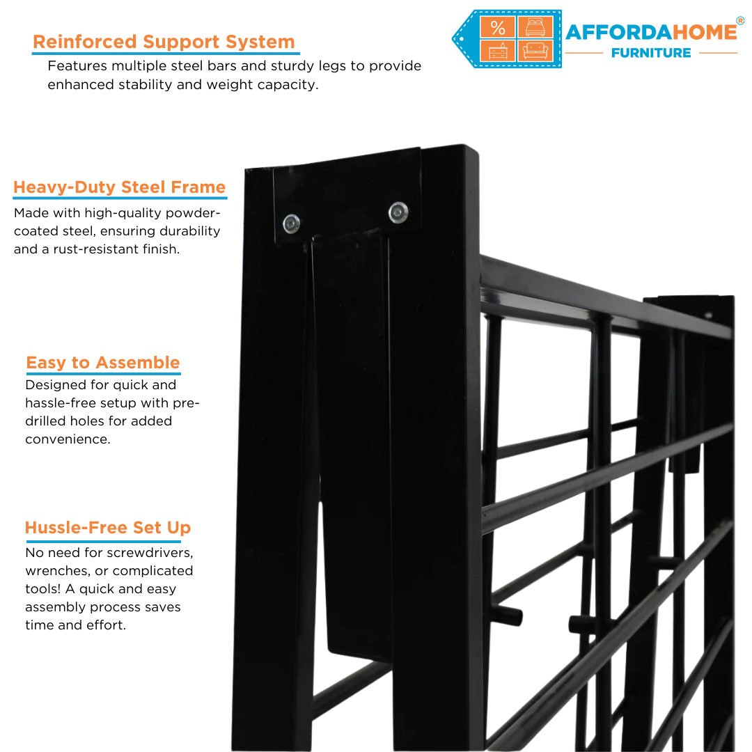 RICK Metal Bed Frame Affordahome