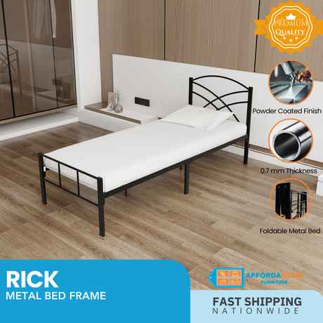 RICK Metal Bed Frame Affordahome