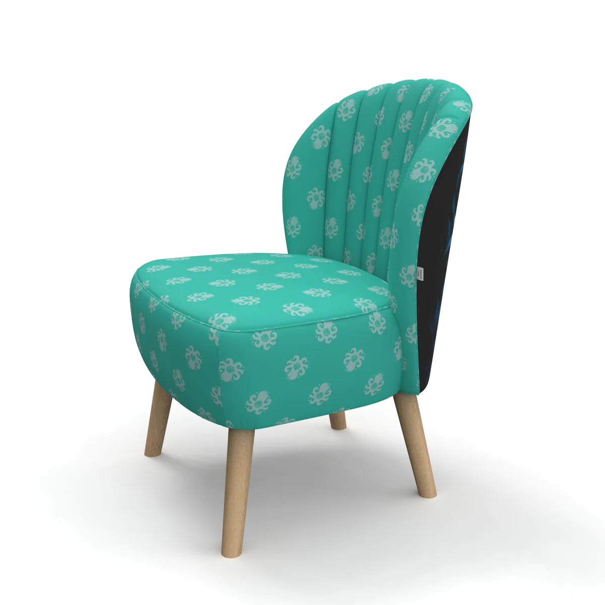 Little Mermaid Art Bow Small Accent Chair Style Disney Home