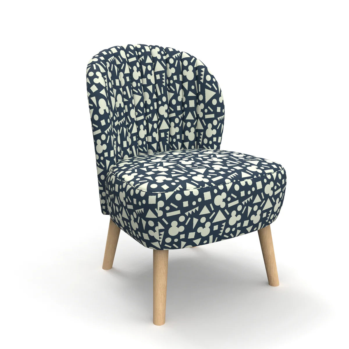 Mickey Mouse Abstract Small Accent Chair Style Disney Home