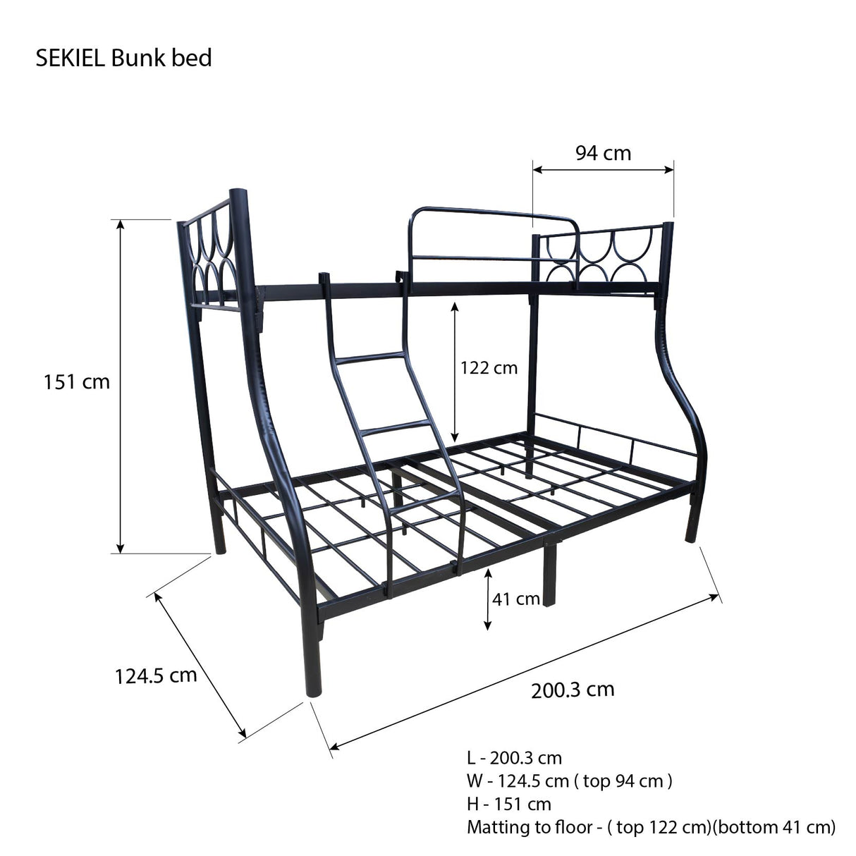 SEKIEL Bunk bed Furnigo
