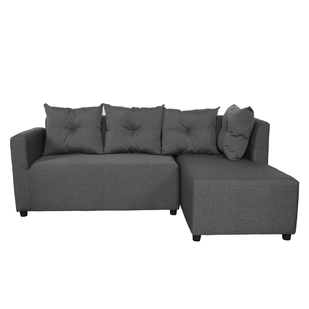 SARAH Corner L-Shape Fabric Sofa Affordahome