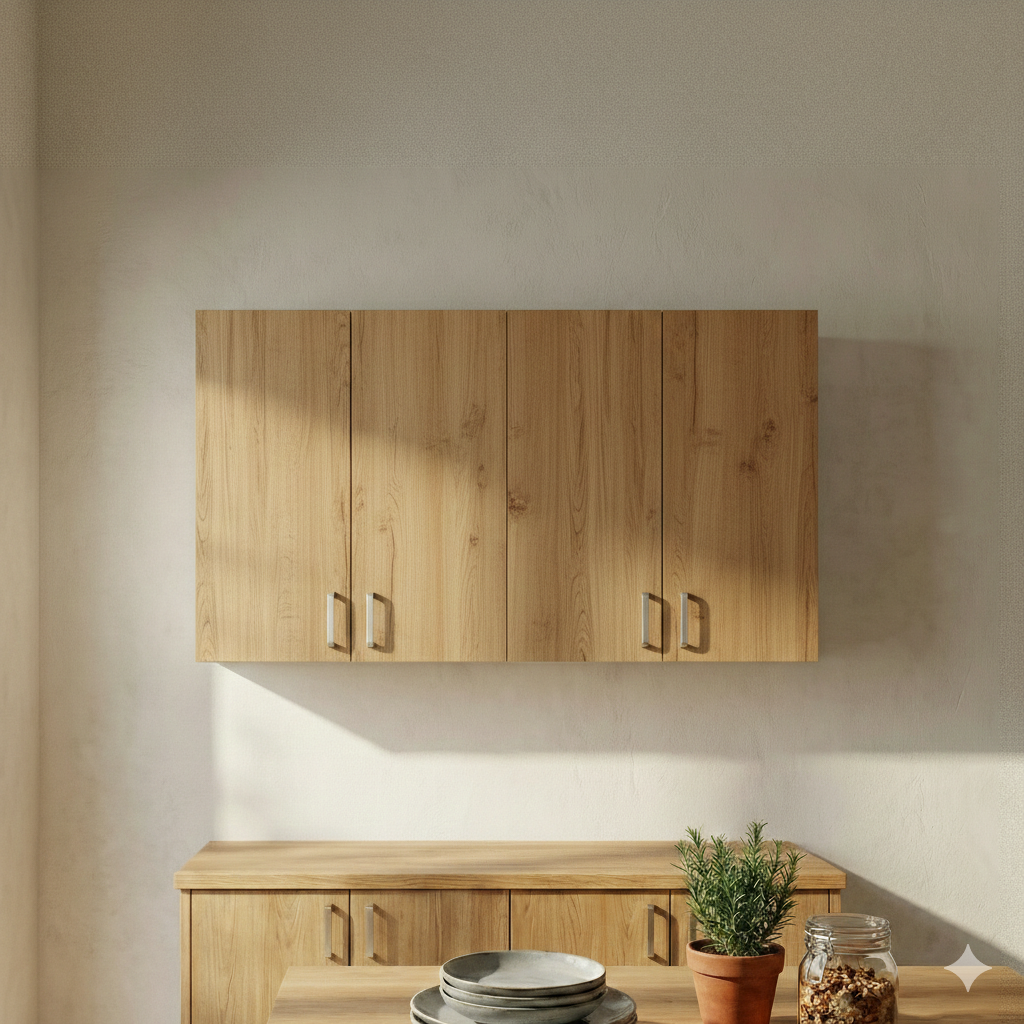 Misty Kitchen Hanging Cabinet V3 (4 Door) Affordahome Furniture