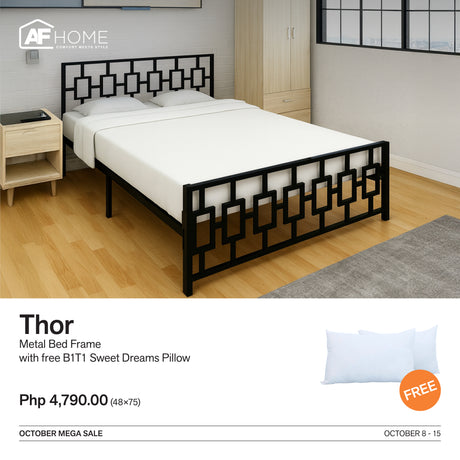 10.10 Mega Sale | Thor Metal Bed Frame with Surprise Gift AF Home