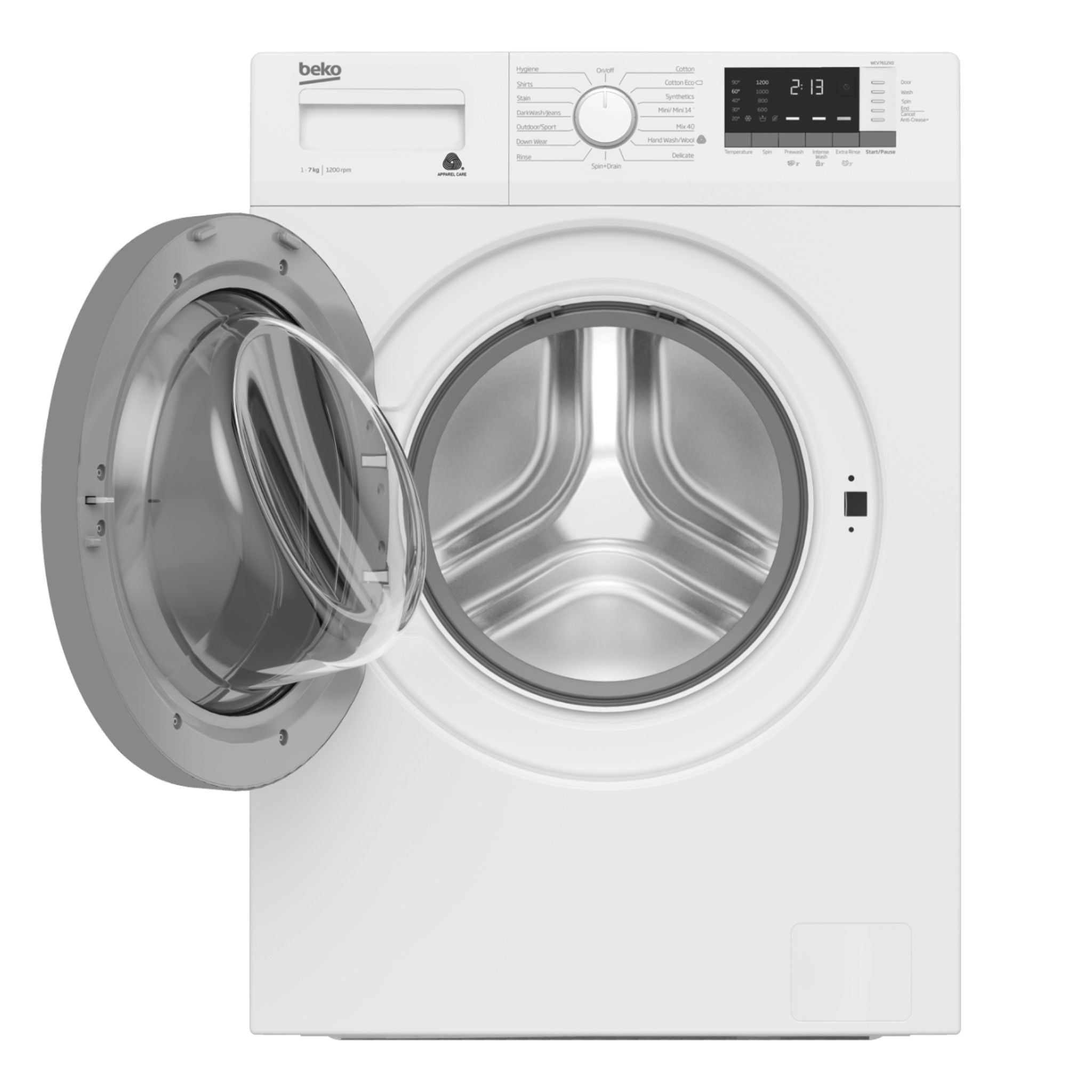 BEKO WCV7612X0 Front Load Washing Machine Beko