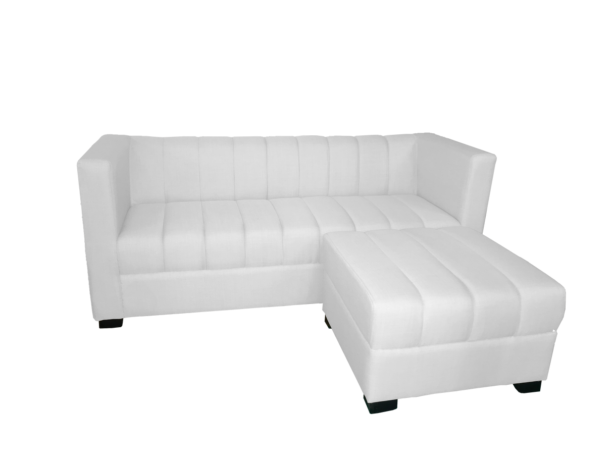 YELA 3-SEATER SOFA WITH OTTOMAN AF Home