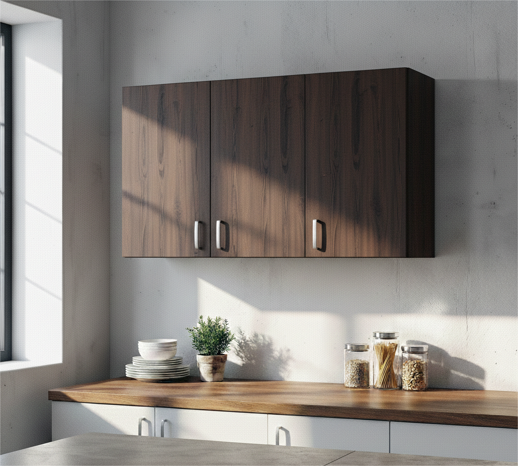 Misty Kitchen Hanging Cabinet V2 (3 Door) Affordahome Furniture