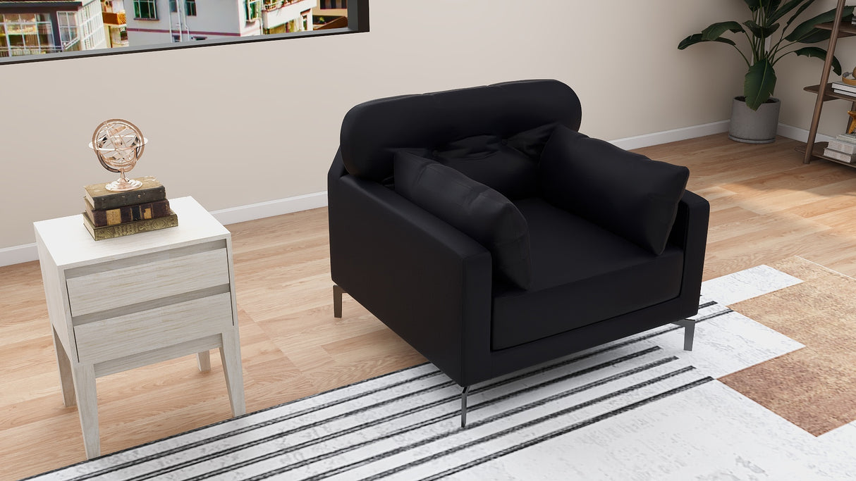 WILLY 1-Seater Leather Sofa Furnigo