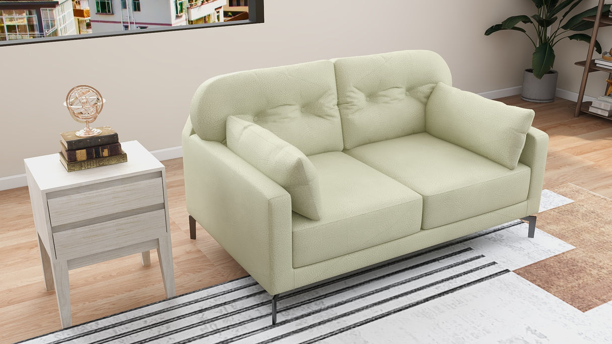 WILLY 2-Seater Leather Sofa Furnigo