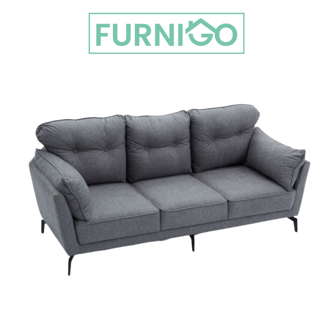 Willy 3-Seater Fabric Sofa Luxe Life PH