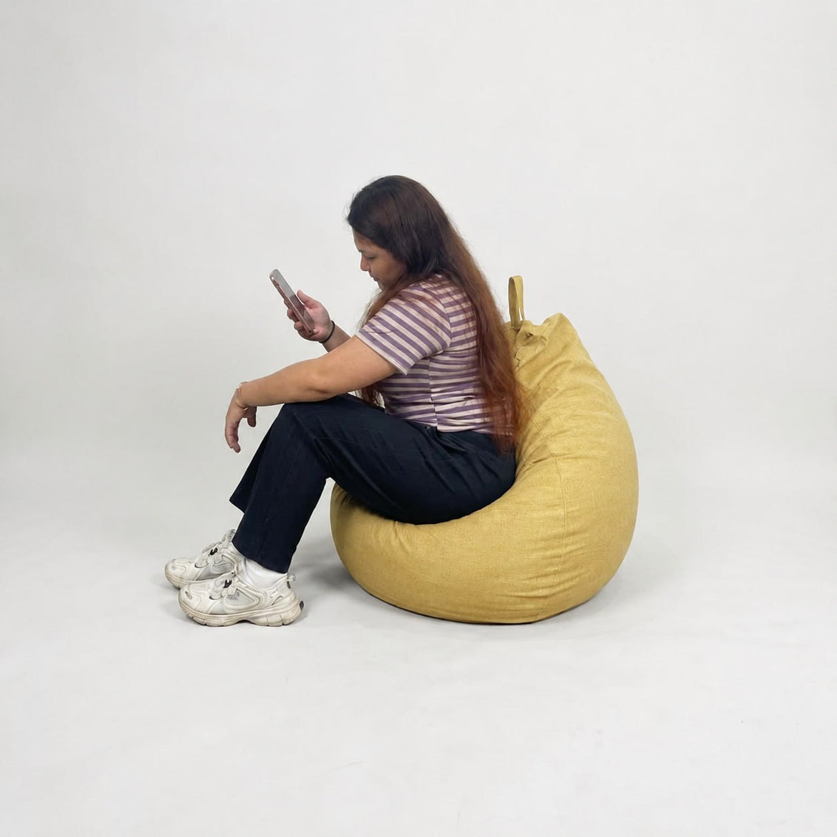 Lily Medium Teardrop Bean Bag - Free 2pcs Small Bolster Pillows (PAYDAY SALE) AF Home