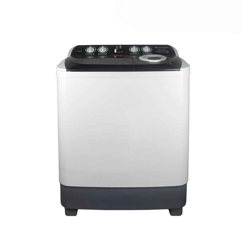 HANABISHI HWM-470BLK 7.0KG Twin Tub Washing Machine Hanabishi