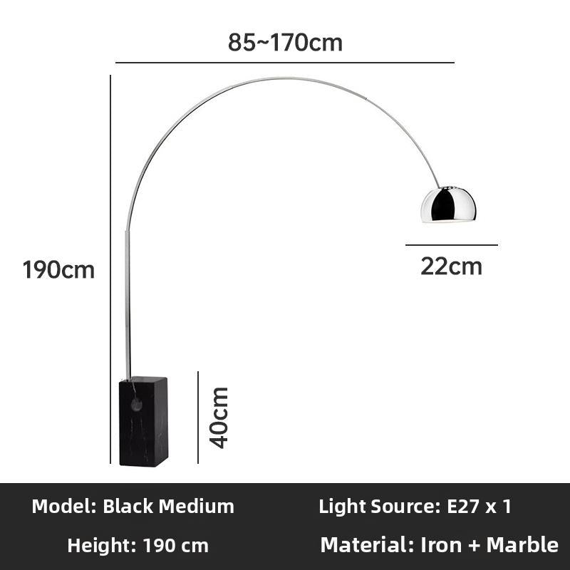 Milano Glow - Aerisio - Nl121 - Nordic Fisherman Floor Lamp with Sculptural Designer Form, Artistic Ambient Lighting for Modern Statement Interiors - Living Room / Bedroom / Sofa Area / Model Room Milano