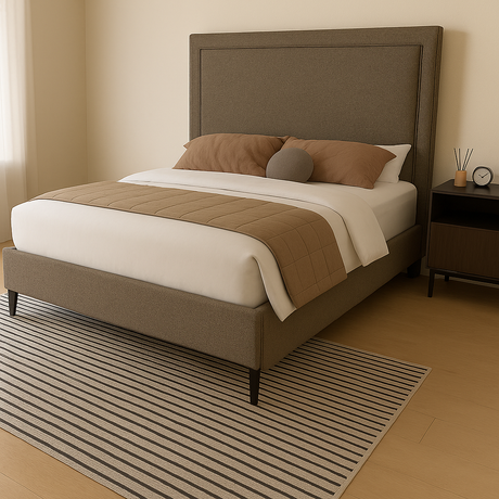 HENRY Upholstered Bed Frame Affordahome