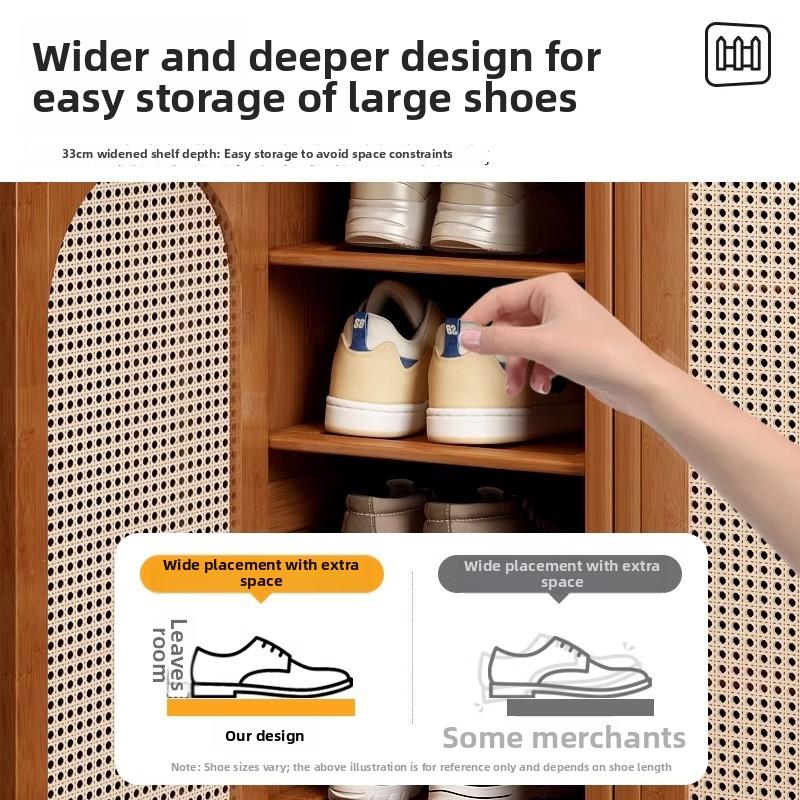 Timberra - Magnolia - SlimGuard Multi-Layer Shoe Cabinet - AL1021837204 - Entryway / Hallway / Bedroom Timberra