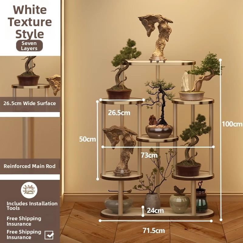 Timberra - Mirexa - ImperialZen Solid Wood Display Shelf - Tea Room / Living Room / Study Timberra