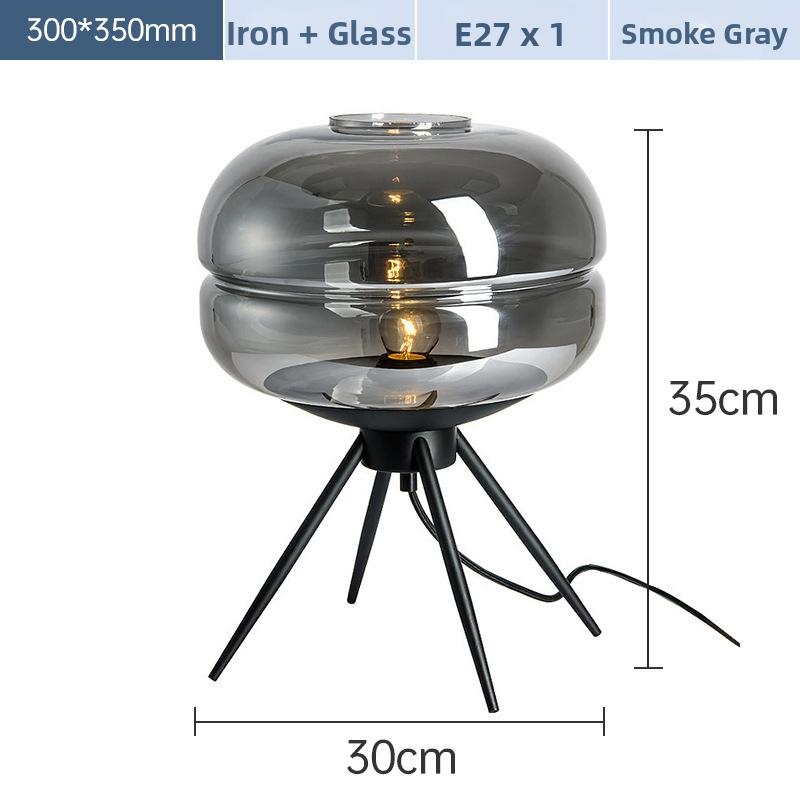 Milano Glow - Avon - N541 - Nordic Modern Glass Table Lamp with Dimmable Function, Simple Creative Lighting for Personalized and Cozy Spaces - Living Room / Bedroom / Bedside Milano