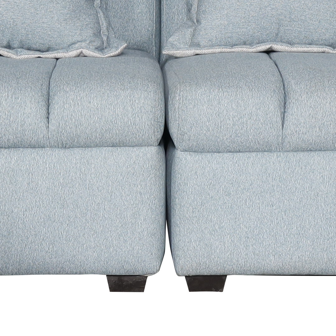 Becca L-Shape Fabric Sofa Set Furnigo