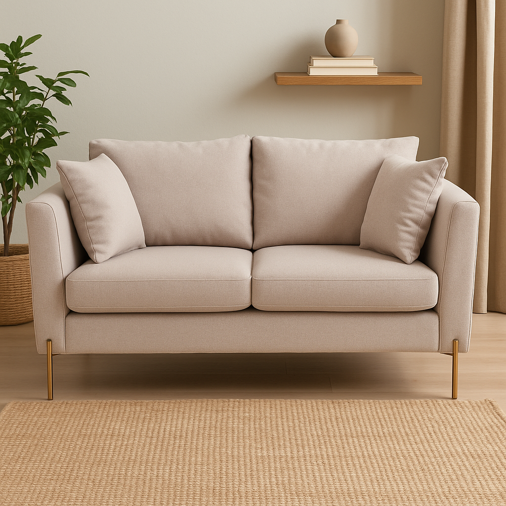 AIDEN 2-Seater Fabric Sofa Affordahome