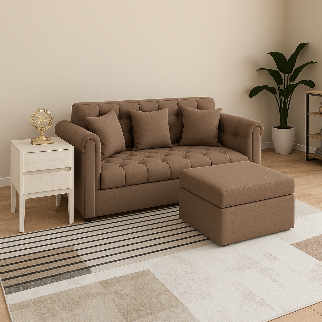 ALICE 3-Seater Fabric Sofa Furnigo