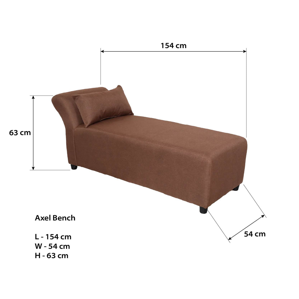 AXEL Bench Sofa Affordahome