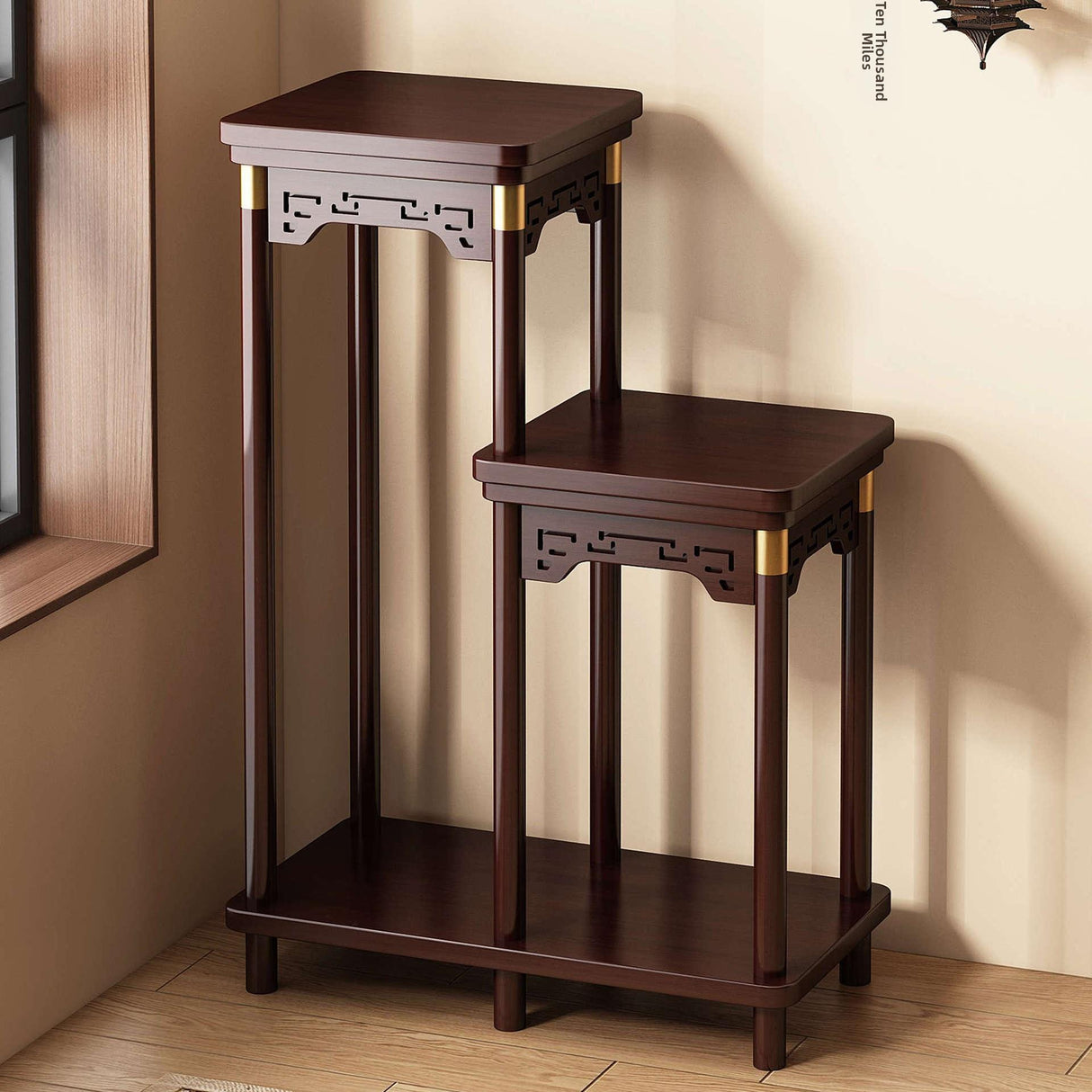 Timberra - Merry - ZenBloom Multi-Layer Plant Rack - Living Room - Balcony / Indoor Garden Timberra
