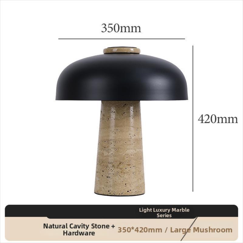 Milano Glow - Aero - N101 - Quiet Luxury Natural Yellow Cave Stone Table Lamp with Elegant Designer Finish, Warm Ambient Lighting for Sophisticated Spaces - Living Room / Bedroom / Bedside / Office Milano