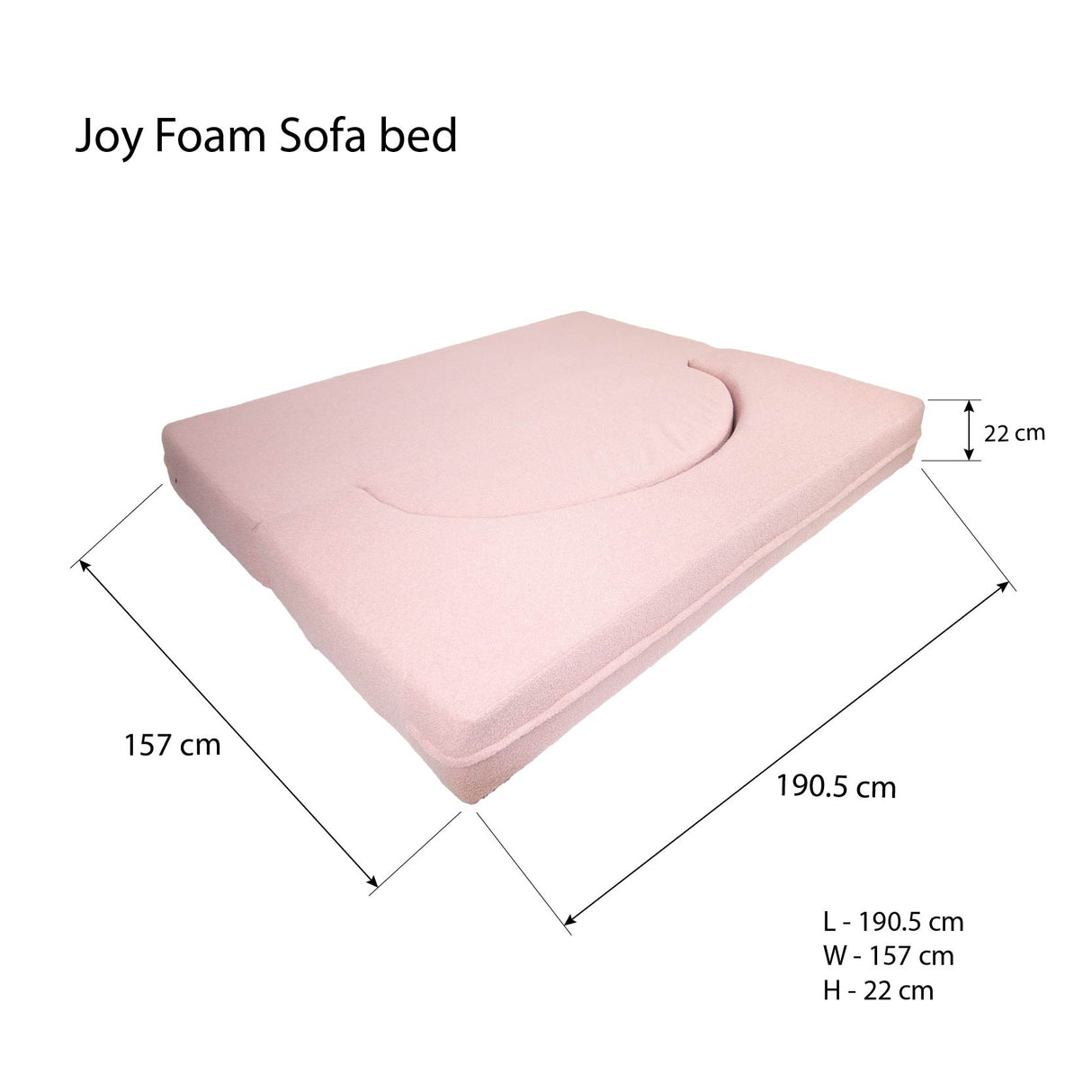JOY Foam Sofa Bed Astro Foam