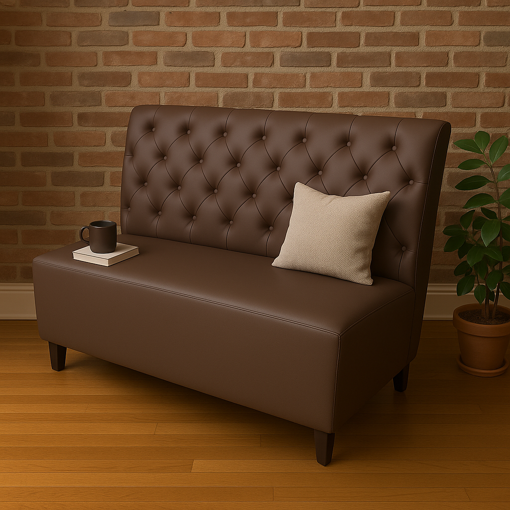 BERNARD Armless Fabric Couch Affordahome